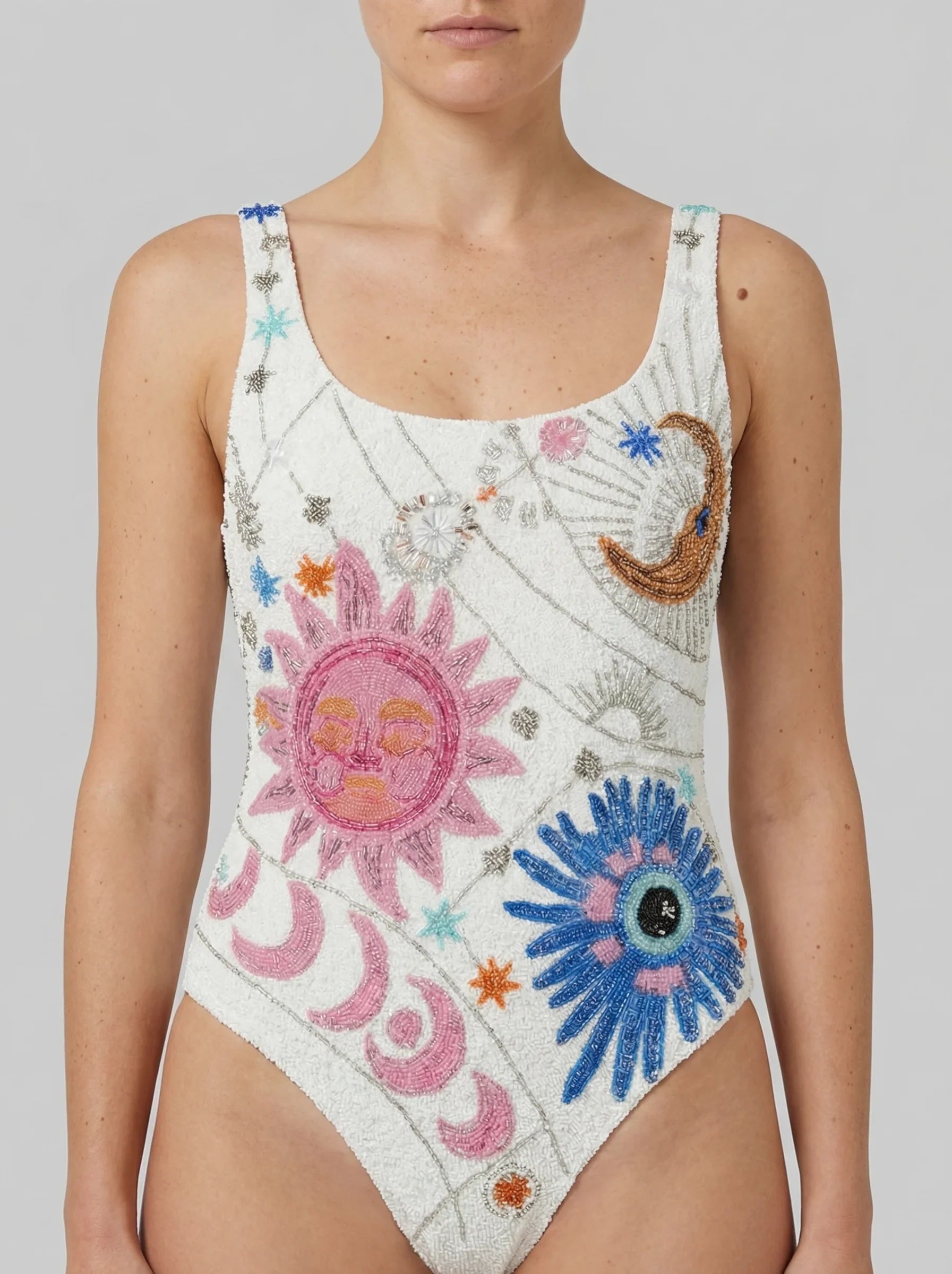 Celestial Star White Swimsuit